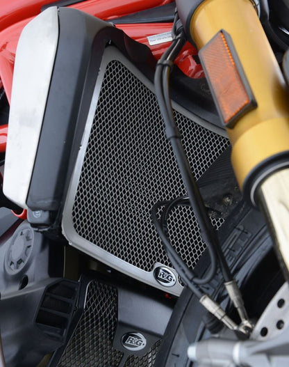 Radiator Guards for Ducati Monster 1200, 1200S, Monster 821 '14- & Hypermotard 950 ’19- (SP/RVE '21-), Diavel 1260 (S) '19-'20, Supersport (S) '17-20 & Supersport 950 S '21-  Colour: Black
