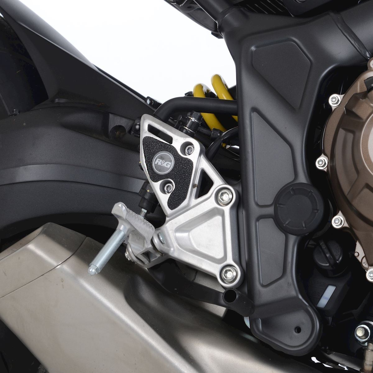 R&G Boot Guard Kit for Honda CBR650R '19-, CB650R '19- (Black 2 grip kit)