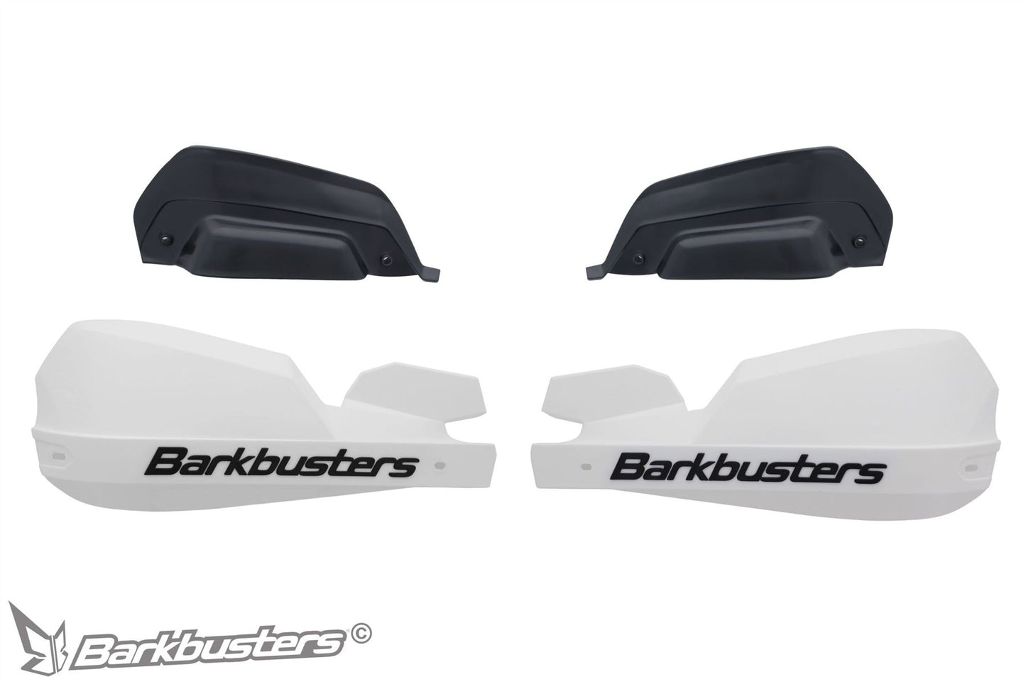 BarkBusters VPS Plastic Guards Only Colour: White with Black deflectors