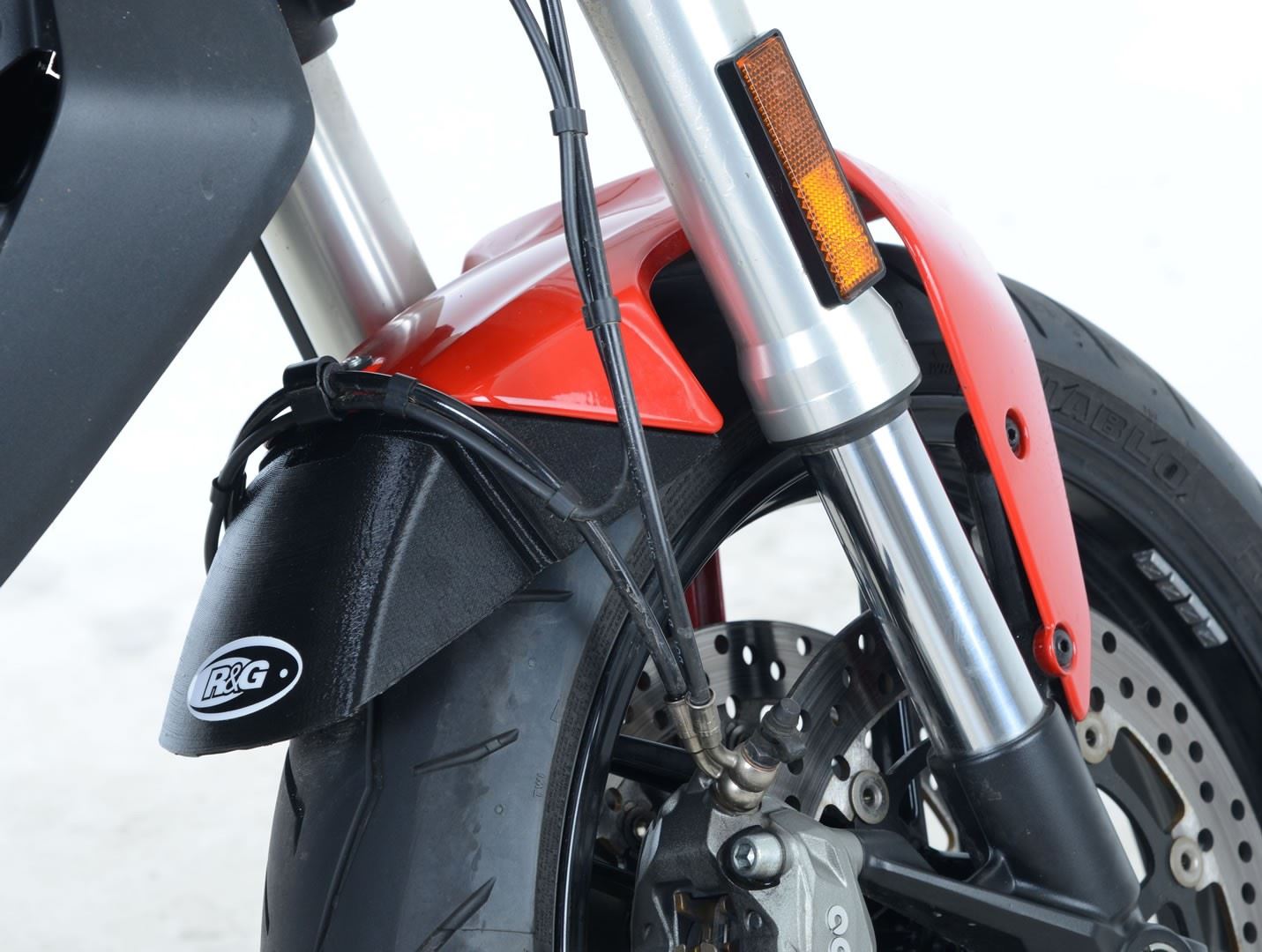 Fender Extender for Ducati Monster 797 '17- Select Colour: Carbon Look