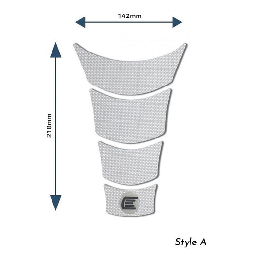Eazi-Grip PRO Centre Tank Pads Style : Style A Eazi-Grip Colour: Clear