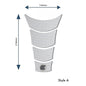 Eazi-Grip PRO Centre Tank Pads Style : Style A Eazi-Grip Colour: Clear