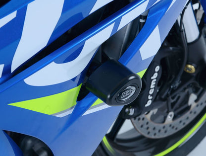 Crash Protectors - Aero Style for  Suzuki GSX-R 1000 '17- '24 / GSX-R1000R '17- '24  [Non-Drill Kit] Colour: White