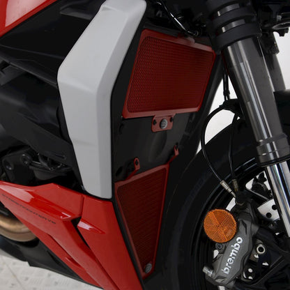 Radiator Guards for Ducati Streetfighter V2 '22- '24  (2-piece Kit) Colour: Red