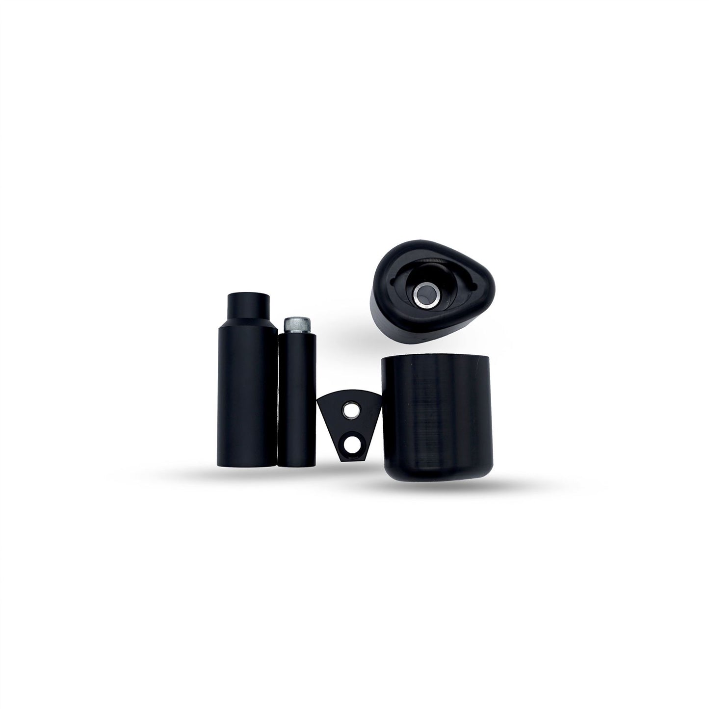 Crash Protectors- Aero Style for BMW G310R '21- Colour: Black