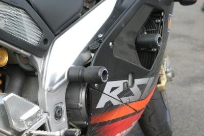 Crash Protectors - Classic Style for Aprilia RSV Mille / RSVR '98-'03 / Tuono rear engine mount