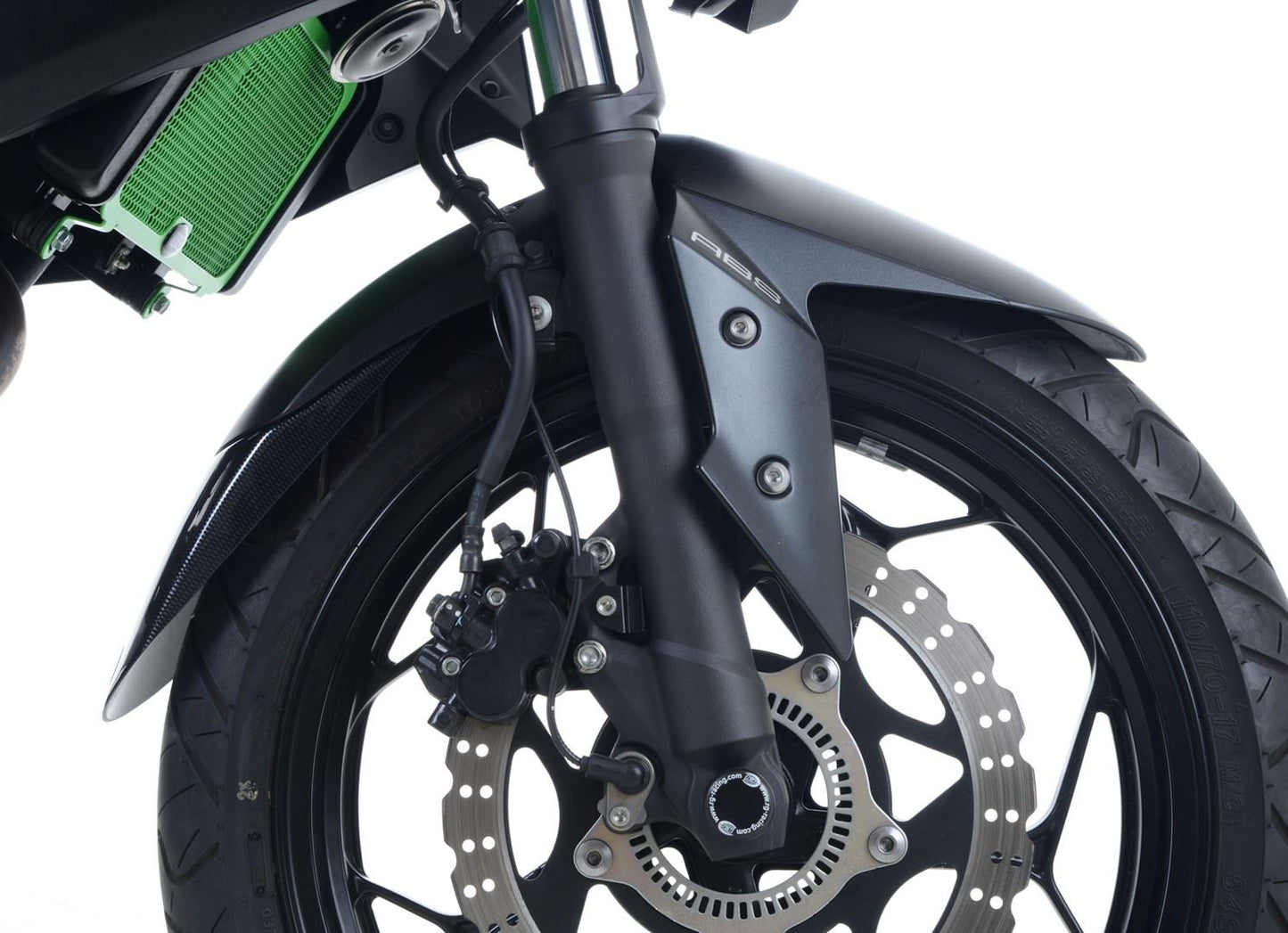 Fender Extender for Kawasaki Ninja 250 ('13-'17), Ninja 300 '13-, Z300 & Z250 '13-'18 models Select Colour: Black