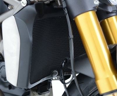 Radiator Guards for Ducati Monster 1200, 1200S, Monster 821 '14- & Hypermotard 950 ’19- (SP/RVE '21-), Diavel 1260 (S) '19-'20, Supersport (S) '17-20 & Supersport 950 S '21-  Colour: Black