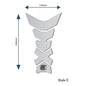 Eazi-Grip PRO Centre Tank Pads Style : Style C Eazi-Grip Colour: Clear