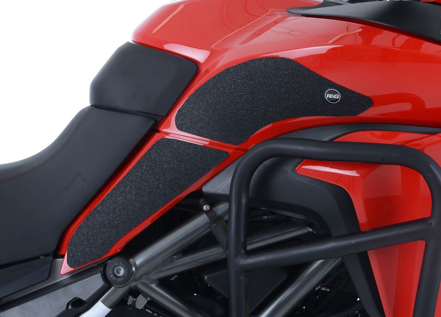 R&G Tank Traction Grips for Ducati Multistrada 950 '17- '21/ 950S '19- '21 Colour: Black
