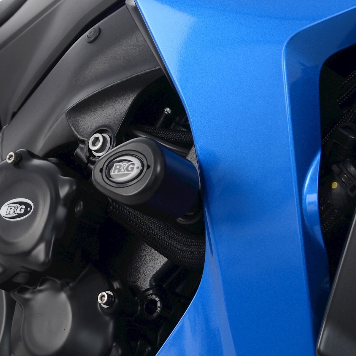 Crash Protectors- Aero Style for the Suzuki GSX-S1000 GT '22- Colour: Black