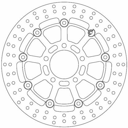 Ferodo Brake Disc Floating Alloy Centre FMD0241RX