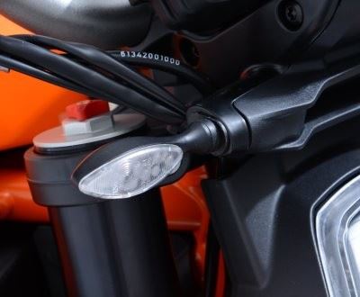 Front Indicator Adapter Kit for the KTM 1290 Superduke '14- '24, KTM 790 Duke '18-, 790 Adventure '19-'22, 1290 Super Duke R ’20- '24 & KTM 890 Adventure '20-'22