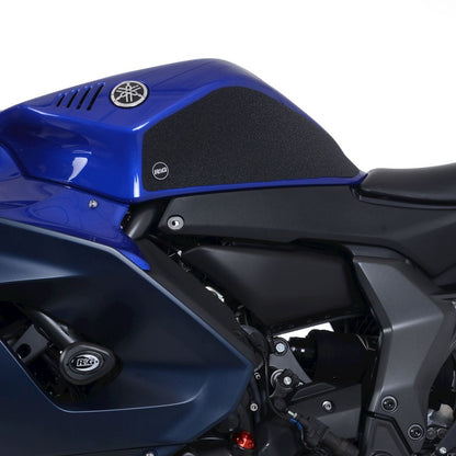 R&G Tank Traction Grips for Yamaha R7 '22- Colour: Clear