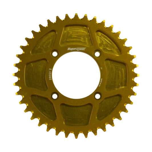 Supersprox Aluminium Rear Trials 2802/2-41 Gold Solid Trial Rear AP-BT2802S