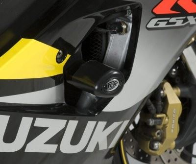 Crash Protectors - Aero Style for Suzuki GSXR600 / GSXR750 ('04-'05 onwards) Colour: White