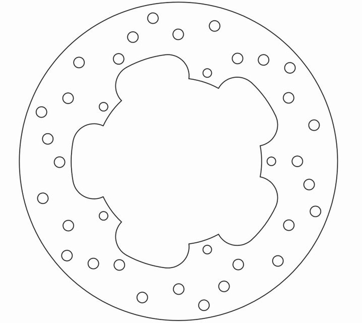 Ferodo Brake Disc Solid FMD0054R