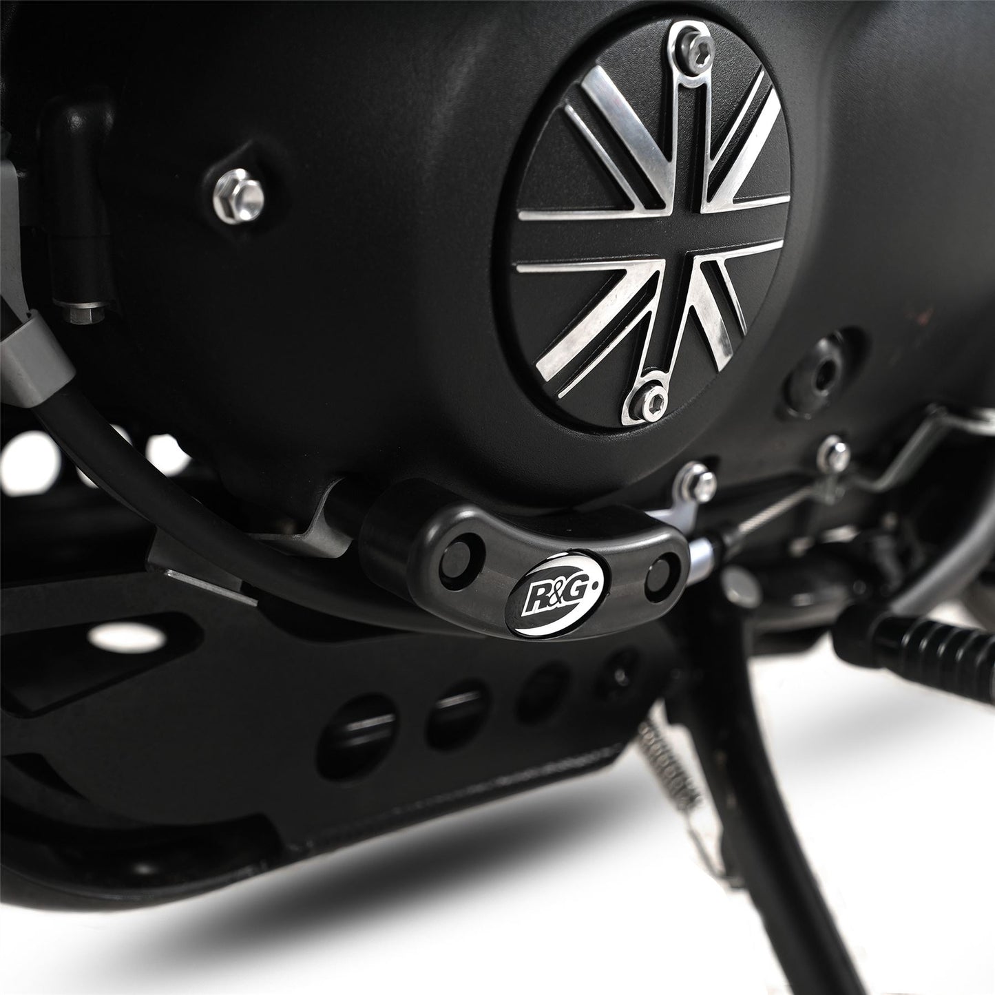 Engine Case Slider for Triumph Street Twin, Thruxton 1200R '16-, Speed Twin 1200 '19-'21, Scrambler 900 ’23- & Speed Twin 900 '22- '24 models (LHS)