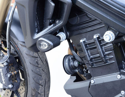 Crash Protectors - Aero Style for BMW F800R '15- Colour: Black