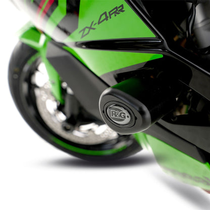 Crash Protectors - Aero Style for Kawasaki ZX-25R '20- & ZX-4R(R) (SE) ’23- '24 Colour: Black