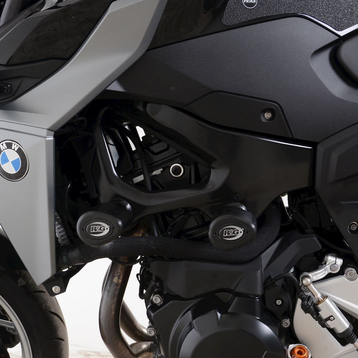 Crash Protectors - Aero Style for BMW F900 R '20- , F900 GS '24-(Front) Colour: Black