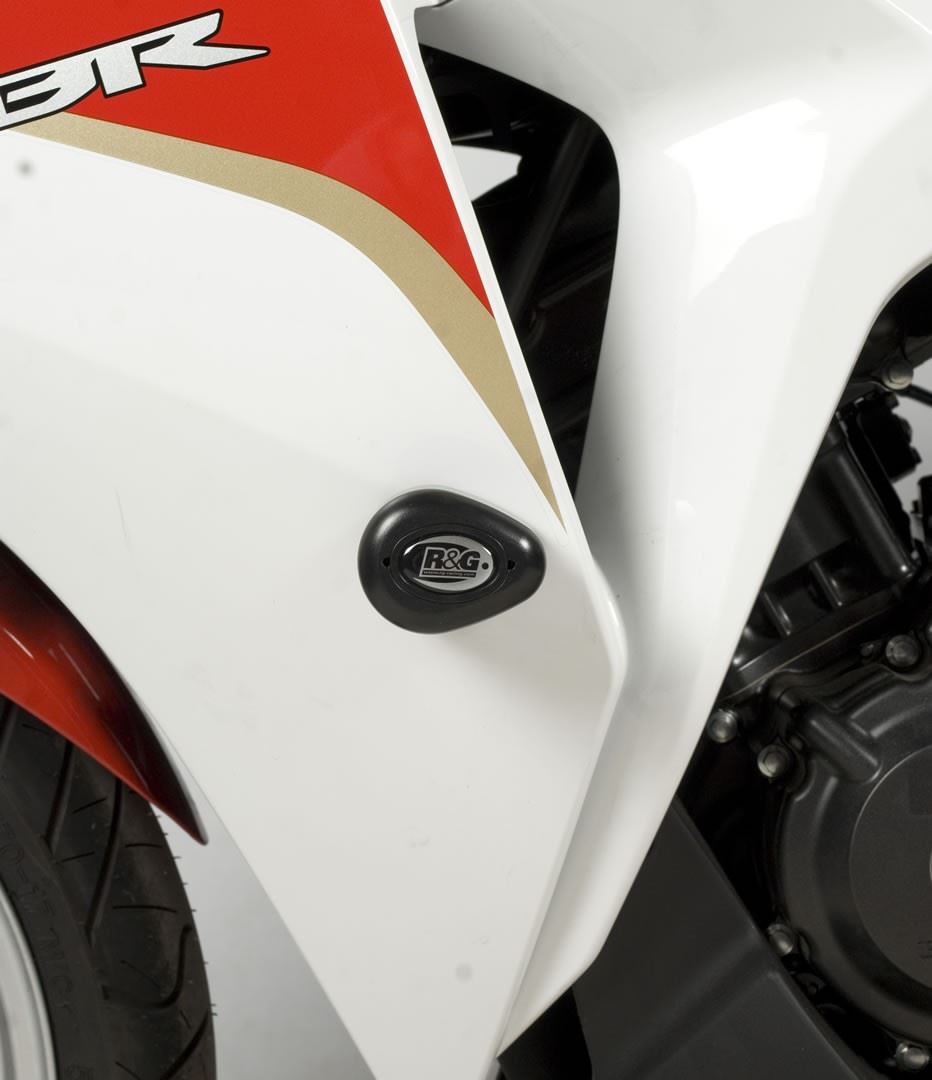 Crash Protectors - Aero Style for Honda CBR250R 2011- /WK SP250/SP50 and WKSP125 Colour: Black