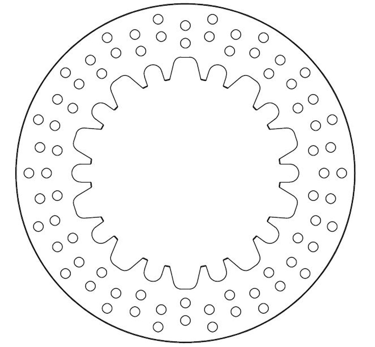 Ferodo Brake Disc Solid FMD0080R
