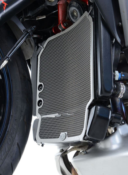 Radiator and Oil Cooler Guard for MV Agusta Rivale/Stradale/Turismo Veloce 800 '15- models Colour: Black