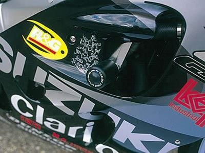 Crash Protectors - Classic Style for Suzuki GSXR600 and the GSXR750 (SRAD) 1996 - 2000 Colour: White