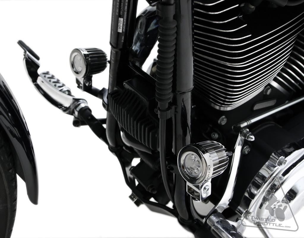 DENALI 32mm-38mm Tube Mount Kit For Mounting Auxiliary Lights To Frame, Fork & Crash Bars