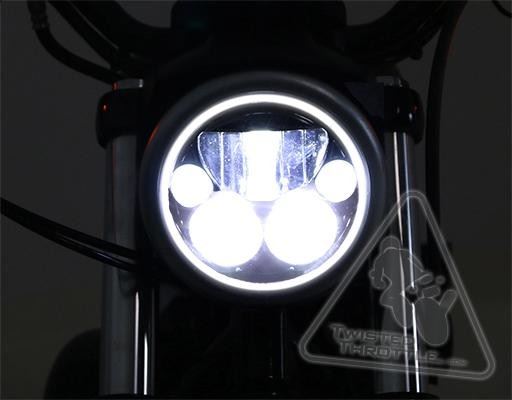 Denali M7 Replacement Headlight (DOT Approved) Select Finish: Black