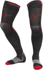 Alpinestars MX Socks Long Black Red - S-M (US 4.5-8.5 /  EU 36-41)