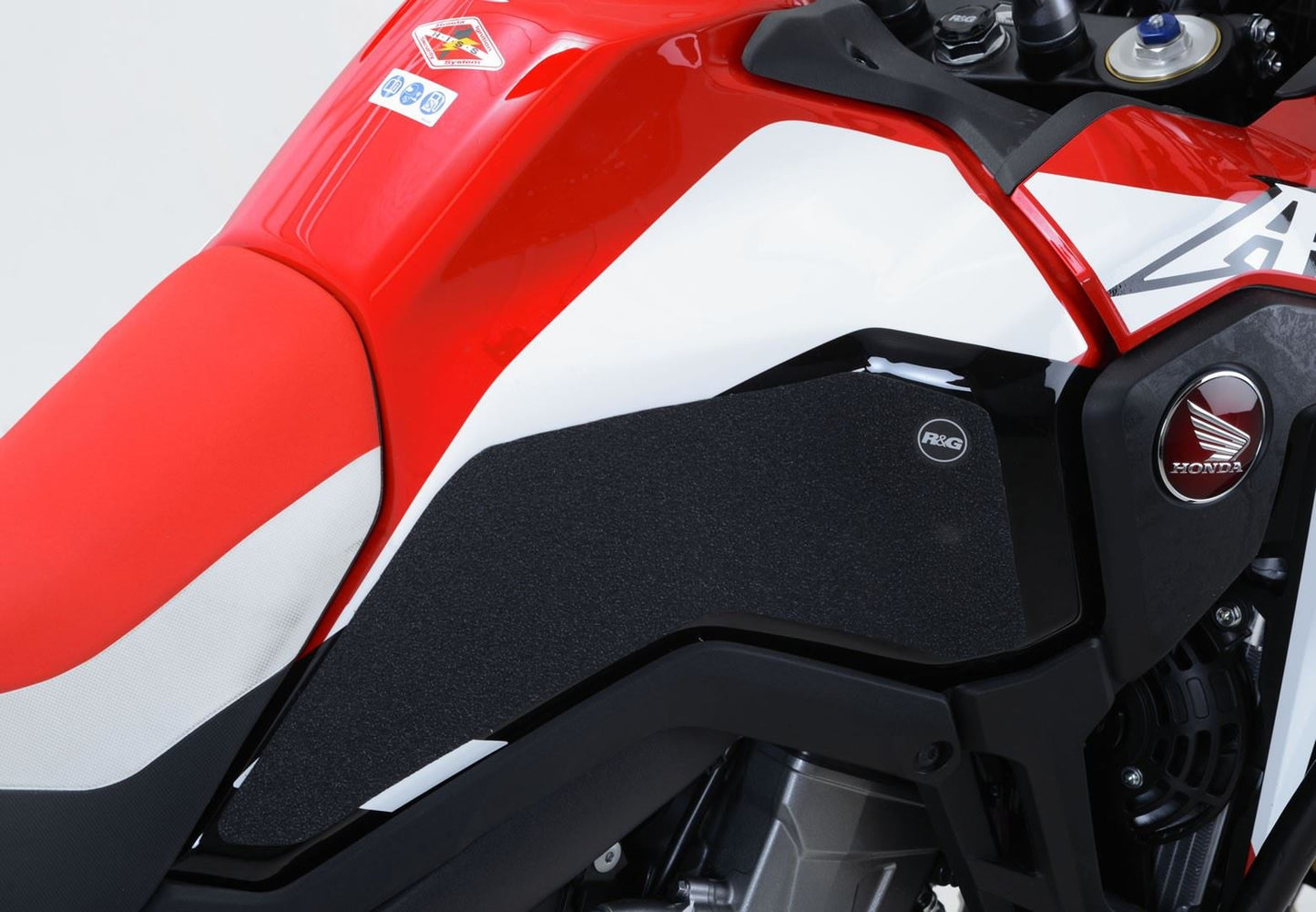 R&G Tank Traction Grips for Honda Africa Twin '16- Colour: Clear