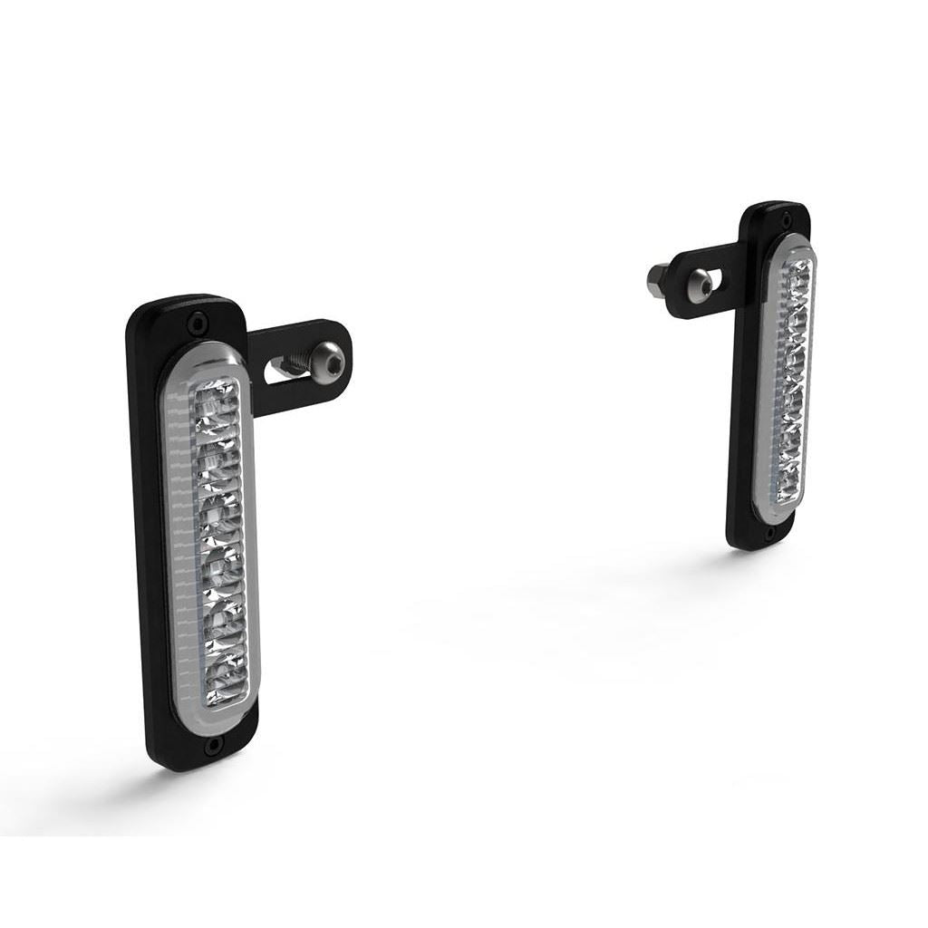 DENALI Daytime Running Lights With Universal Offset Mounting Kit Light Colour: White