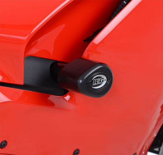 Crash Protectors - Aero Style for Panigale V4 '17, V4S and Speciale '18- Drill kit (inner panel only) Colour: Black
