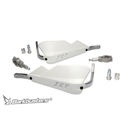 BarkBusters JET HandGuard Kit (22mm - Straight Mount) Select Colour: White