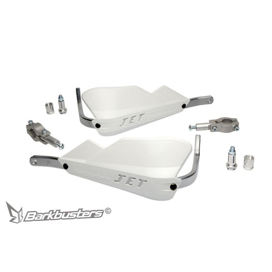BarkBusters JET HandGuard Kit (22mm - Straight Mount) Select Colour: White