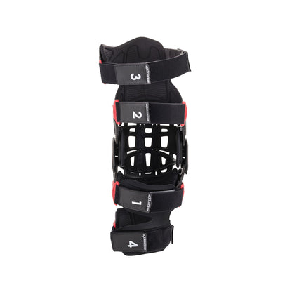 Alpinestars Bionic-10 Carbon Knee Brace Left - Black Red - Size L