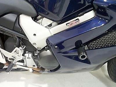 Crash Protectors - Classic Style for Honda VFR800 '02-'13 (VTEC) - c/w Water Bottle - Colour: Black