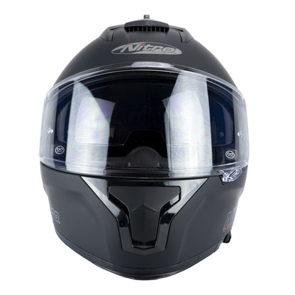 HELMET NITRO N540 DVS SATIN BLACK XS-54