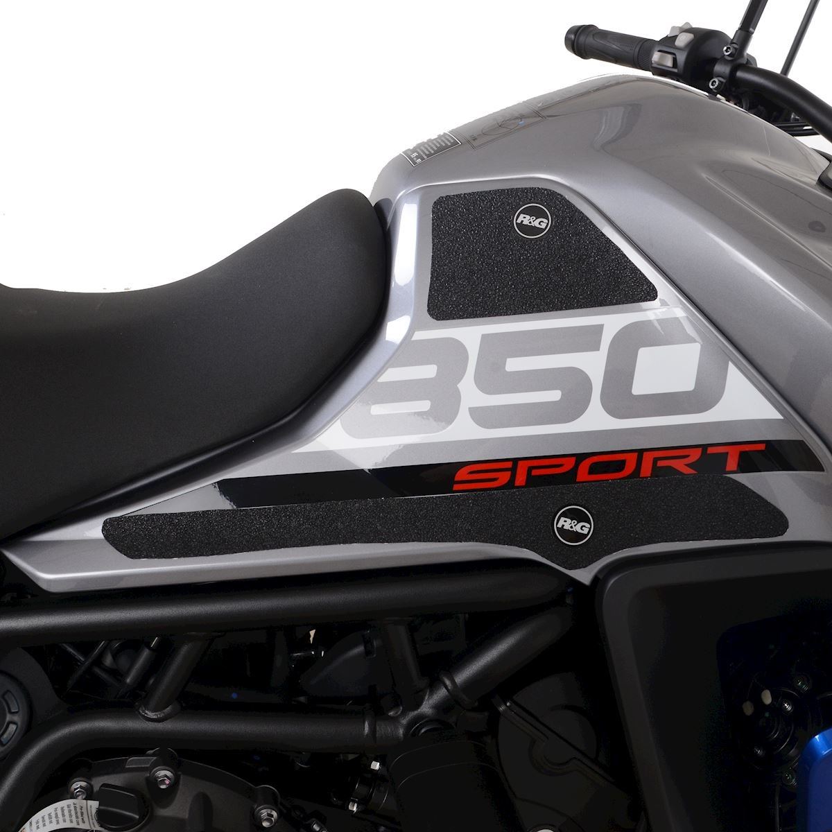 R&G Tank Traction Grips for Triumph Tiger 850 Sport '21-  Colour: Black