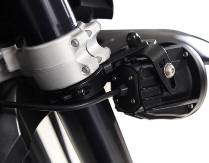 DENALI 50mm-60mm Tube Mount Kit For Mounting Auxiliary Lights To Inverted Fork Tubes