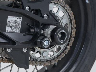 Swingarm Protectors for  KTM 1090 Adventure '17-, KTM 1190 Adventure '13-, 1290 Super Adventure '15 - '20 Colour: Black