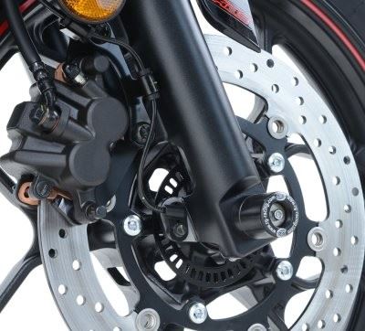Fork Protectors for Yamaha R25 '14-, MT-25 '15-, R3 '15-, MT-03 '16- models Colour: Black