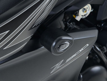 Crash Protectors - Aero Style for Kawasaki Z250 '15-'18 /Z300 '15- Colour: Black