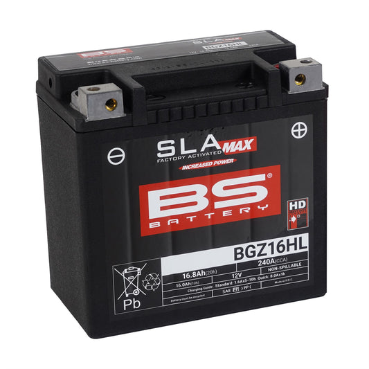 BS BGZ16HL SLA Max (WC) Factory Activated Battery
