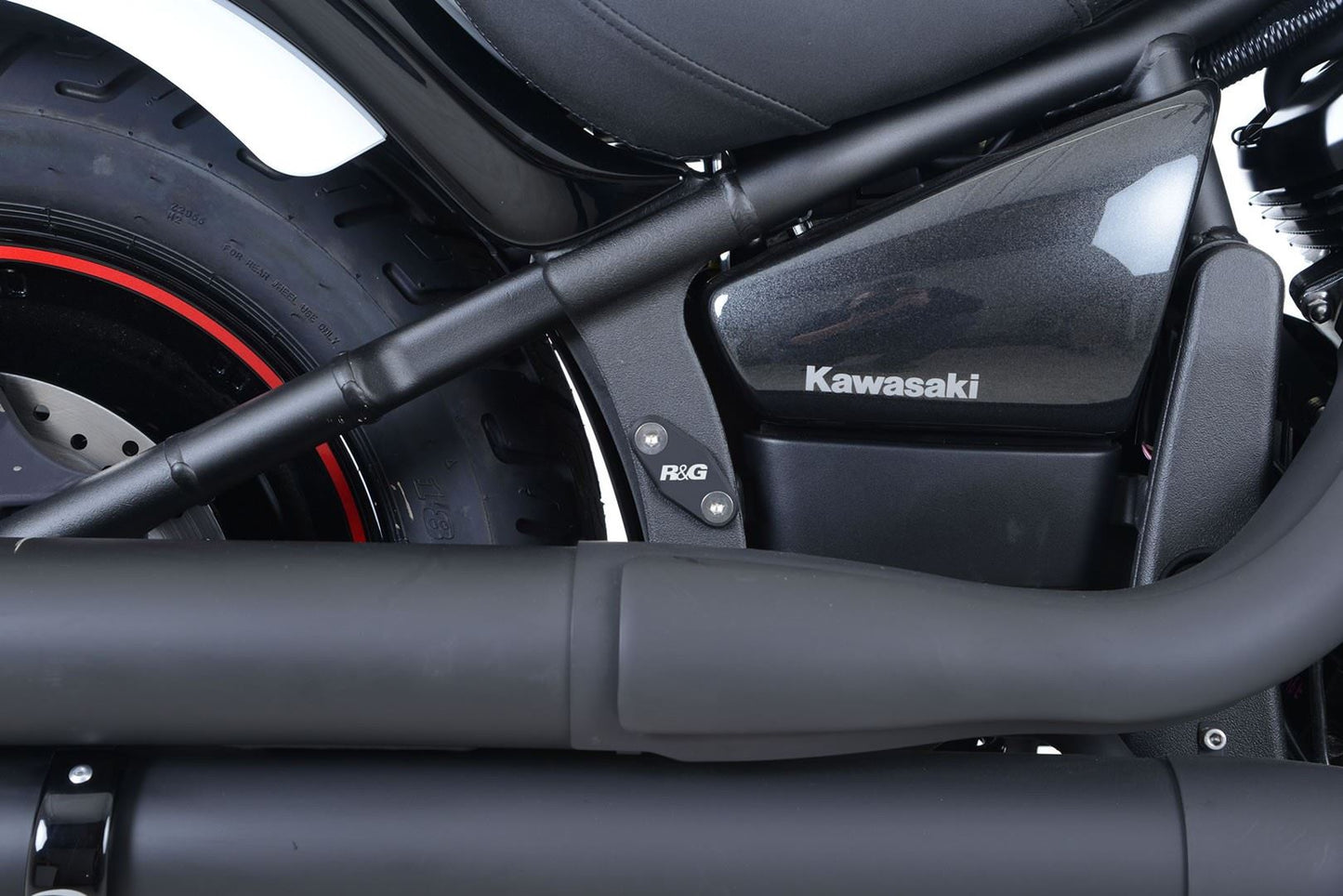 Rear Foot Rest Blanking Plates for Kawasaki Vulcan VN900 Custom '07- VN900 Classic '06- and VN900 Classic LT '11-