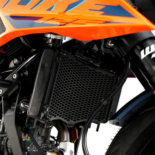 PRO Radiator Guard for KTM RC 390 / 125 / 200 '22-, Duke 125 '24- /250/390 2024,Husqvarna Vitpilen 401 '24-