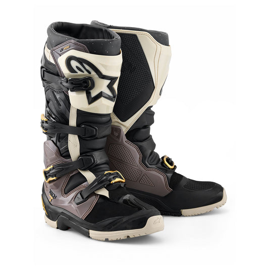 Alpinestars Tech 7 Enduro Drystar - Black Dark Gray Gold - US 9 / EU 43