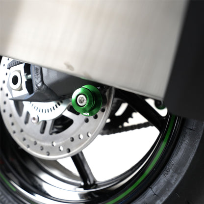 M8 Paddock Stand Bobbins for Kawasaki Ninja 1000SX '20- '24,1100SX '25-, Z900RS '21- '24, Z650RS '21- '24 & BMW S1000R '21- / Sport/  M Sport '21- '24, M1000RR '21- '24 & M1000R '23-'24 Colour: Green